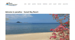 Desktop Screenshot of lomboksunsetbayresort.com